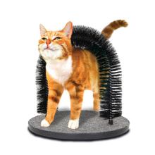 Everyday Interactive Cat Grooming Durable Bristle Cat Rubbing Arch Self Groomer Cat Arch